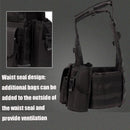 A64 Outdoor Multi-functional Convenient Combination Vest Tool Pocket, Size: Free Size(Brown)