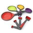 2 Sets Silicone Telescopic Measuring Cup Measuring Spoon Measuring Tool Set, Specification: 8 PCS/Set