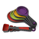 2 Sets Silicone Telescopic Measuring Cup Measuring Spoon Measuring Tool Set, Specification: 8 PCS/Set