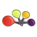 2 Sets Silicone Telescopic Measuring Cup Measuring Spoon Measuring Tool Set, Specification: 8 PCS/Set