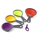 2 Sets Silicone Telescopic Measuring Cup Measuring Spoon Measuring Tool Set, Specification: 8 PCS/Set