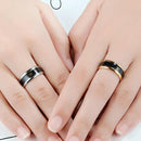 6 PCS Smart Temperature Ring Stainless Steel Personalized Temperature Display Couple Ring, Size: 13(Yellow)