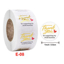 3 PCS Transparent Gilding Thank You Baking Sticker Envelope Sealing Sticker Gift Decoration Label, Size: 2.5cm / 1inch(E-08)