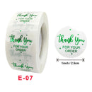 3 PCS Hot Stamping Thank You Sticker Sealing Sticker Gift Wrapping Decoration Label, Size: 2.5cm / 1inch(E-07)