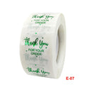 3 PCS Hot Stamping Thank You Sticker Sealing Sticker Gift Wrapping Decoration Label, Size: 2.5cm / 1inch(E-07)