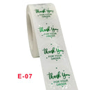 3 PCS Hot Stamping Thank You Sticker Sealing Sticker Gift Wrapping Decoration Label, Size: 2.5cm / 1inch(E-07)