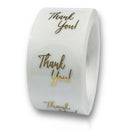 3 PCS Bronzing Thank You Baking Sticker Gift Decoration Label, Size: 2.5cm/1inch E-01