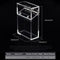 Acrylic Transparent Cigarette Case Thickened Portable Lighter Cigarette Case Bag