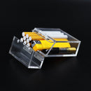 Acrylic Transparent Cigarette Case Thickened Portable Lighter Cigarette Case Bag