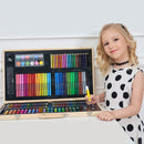 180 in 1 Painting Wooden Box Colorful Pen Set Art School Supplies For Children