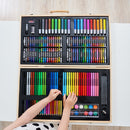 180 in 1 Painting Wooden Box Colorful Pen Set Art School Supplies For Children