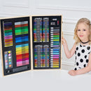 180 in 1 Painting Wooden Box Colorful Pen Set Art School Supplies For Children