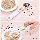 ABS Electronic Measuring Spoon Spoon Weighing Measuring Tool, Specification: 500g/0.1g, Colour: Black Large Spoon