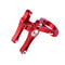 CYCLINGBOX Bicycle Double Buckle Bottle Cage Adapter Seat Integrated Conversion Seat(Red)