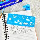 Stationery Set Pencil Case Pencil Sharpener School Supplies For Children(Yellow)
