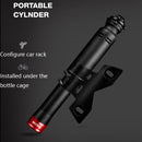 WILD MAN GK3 Portable Mini Mountain Bike Pump Inflator Bicycle Basketball Small Pump Inflator, Colour: Red(Length: 19.6 cm)