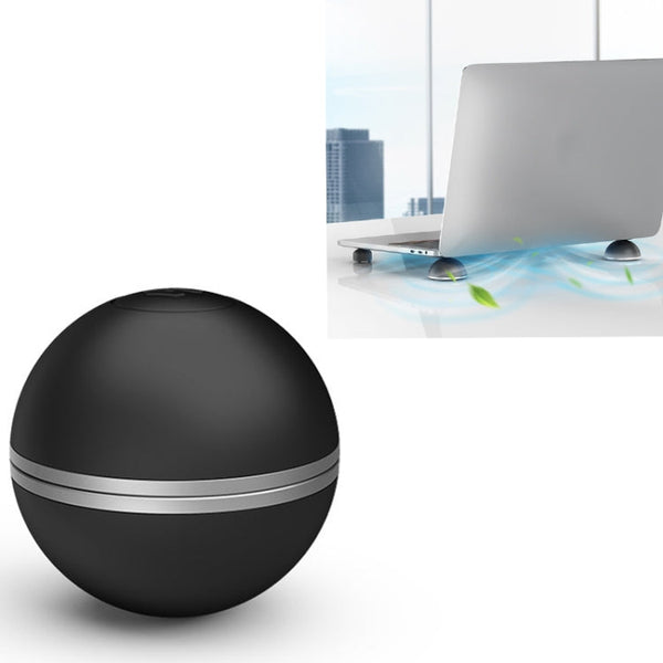 Suohuang SH-1029 Aluminum Portable Bracket Foot Pad for MacBook, Laptop(Black)