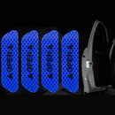 10 PCS OPEN Reflective Tape Warning Mark Bicycle Accessories Car Door Stickers(Blue)
