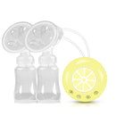 Large Suction Smart Electric Bilateral Breast Pump 12-Speed Silent Breast Pump(Yellow )