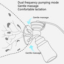 Large Suction Smart Electric Bilateral Breast Pump 12-Speed Silent Breast Pump(Yellow )