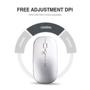 Inphic PM1 Office Mute Wireless Laptop Mouse, Style:Bluetooth(Magic Black)