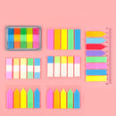 11 PCS Fluorescent Transparent Small Sticker Note Indicator Label Index Sticker, Specification: 7660 (One Box)
