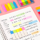 11 PCS Fluorescent Transparent Small Sticker Note Indicator Label Index Sticker, Specification: 7660 (One Box)
