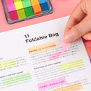 11 PCS Fluorescent Transparent Small Sticker Note Indicator Label Index Sticker, Specification: 7660 (One Box)