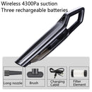 Wireless 4300Pa Car Vacuum Cleaner Handheld High Power Small Vacuum Cleaner