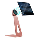 Magnetic Wireless Charging Phone Holder Desktop Lazy Phone Holder(Rose Gold)