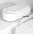 Ultrasonic Cleaning Contact Lens Jewelry Denture Watch Ultrasonic Cleaner(White)