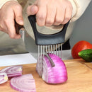 2 PCS Stainless Steel Onion Fork Holder Pin Kitchen Vegetable Slicing Aid