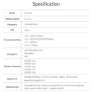 COMFAST CF-811AC Portable WIFI Dual-Band High-Power Desktop Computer Adapter USB Wireless Network Card