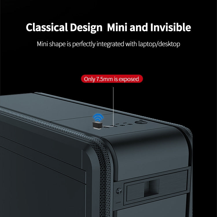 COMFAST CF-811AC Portable WIFI Dual-Band High-Power Desktop Computer Adapter USB Wireless Network Card