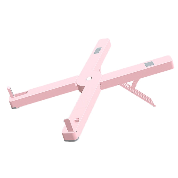 D27 Laptop Stand Bracket Desktop Increase Heat Dissipation Base Lift Tablet Stand(Pink)