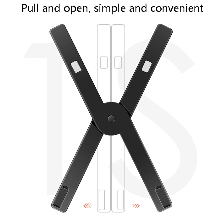 D27 Laptop Stand Bracket Desktop Increase Heat Dissipation Base Lift Tablet Stand(Black)