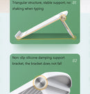 D1601 Laptop Support Folding Heightening Lifting Plate Cooling Bracket(Pink)