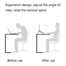 D1601 Laptop Support Folding Heightening Lifting Plate Cooling Bracket(Black)