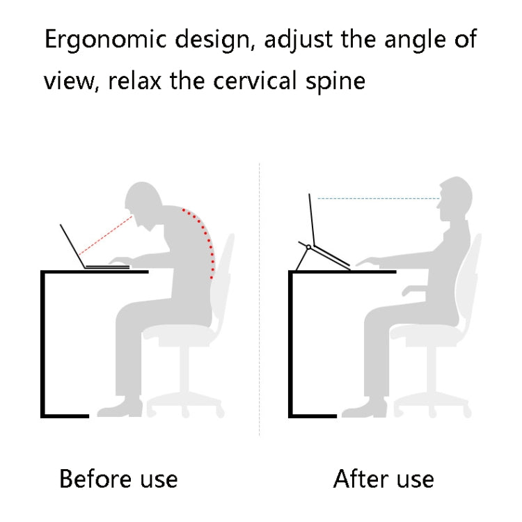 D1601 Laptop Support Folding Heightening Lifting Plate Cooling Bracket(Pink)