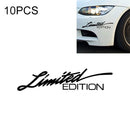 10 PCS YJZT LIMITED EDITION Creative Vinyl Car Window Sticker Car-styling Decal Size:16CMx3.8CM