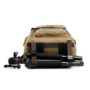 Batik Canvas Waterproof Photography Bag Outdoor Wear-resistant Large Camera Photo Backpack Men for Nikon / Canon / Sony / Fujifilm(Army Green)