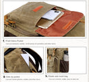 Batik Canvas Waterproof Photography Bag Outdoor Wear-resistant Large Camera Photo Backpack Men for Nikon / Canon / Sony / Fujifilm(Army Green)