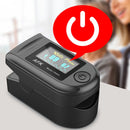 AFK Blood Oximeter Finger Blood Oxygen Saturation Monitor(Lake Blue)