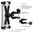 Motorcycle Bicycle Phone Holder Outdoor Riding Equipment Suitable For 4.7-8 Inch Mobile Phone/Tablet(Gray)
