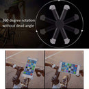 Motorcycle Bicycle Phone Holder Outdoor Riding Equipment Suitable For 4.7-8 Inch Mobile Phone/Tablet(Black)