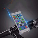 Motorcycle Bicycle Phone Holder Outdoor Riding Equipment Suitable For 4.7-8 Inch Mobile Phone/Tablet(Gray)