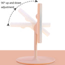 Make-Up Mirror With LED Light Fill Light Dormitory Desktop Dressing Small Mirror Girl Folding And Portable Mirror, Colour: Plug-in White Single Light