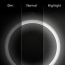 Make-Up Mirror With LED Light Fill Light Dormitory Desktop Dressing Small Mirror Girl Folding And Portable Mirror, Colour: Plug-in White Single Light
