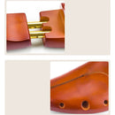 1 Pair Solid Wood Retractable Shoe Last Adjustable Shoe Supporter Shaping Moisture-Proof Shoe Support(37-38)