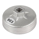 903 74mm 14 Flute Aluminum Oil Filter Wrench Socket Remover Tool for BMW AUDI Benz